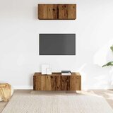 2-dijelni zidni set TV ormarić konstruirano drvo | Eponuda.com