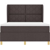  Krevet s opruga kutije Tamno smeđa 200 x 160 cm tkanina | shoptok.hr