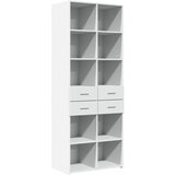 Furnova Visoka omara bela 70x42,5x185 cm inženirski les, (21954767) | Shoptok.si