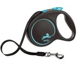 Flexi Povodac za pse Flexi BLACK DESIGN 5 m Veličina L Silver | shoptok.hr