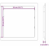  Paneli za pristup Bijelo 35 x 35 cm ABS plastika | shoptok.hr