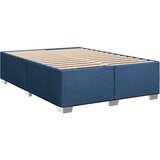 Krevet s oprugama i madracem plavi 140 x 190 cm od tkanine | Eponuda.com