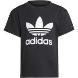 Adidas Majica 'TREFOIL' črna / bela