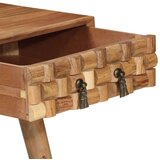 vidaXL Pisalna miza 115x50x76 cm trden akacijev les | Shoptok.si