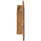 vidaXL Kopalniško ogledalo z LED lučkami starinski les 60x8,5x38 cm Cene