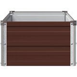  Povišeni vrtni krevet Smeđa 100 x 40 x 24 cm | shoptok.hr