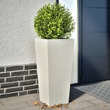  Vrtne sadilice 2 kom bijele 35x35x75 cm čelične | Eponuda.ba