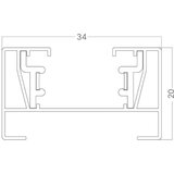Braytron crna monofazna šina 3m | ePonuda.com