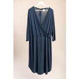 Fenzy Plus Size Haljina Od Viskoze, Tamnoplava | shoptok.hr