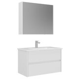 Hanah home Kupatilski ormarić sa umivaonikom i ogledalom (2 komada) Arno 85 786 | Eponuda.com