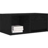 vidaXL TV omarica črna hrast 60x31x25,5 cm inženirski les | Shoptok.si