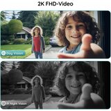 Boifun brezžični video zvonec s kamero, nočnim vidom in zaznavanjem gibanja | Shoptok.si