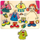 Woodyland Odjevni predmeti za curicu drveni puzzle | shoptok.hr