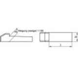 Toolcraft čelik C45K klin s nosom (Ø x D) 16 mm x 90 mm 10 St. | Eponuda.ba