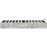  Otomanski krevet Betonsko Siva 90 x 190 cm Konstrukcijsko drvo | shoptok.hr