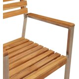  Vrtna stolica 6 pcs Prirodna nafta Čvrsto teak drvo | shoptok.hr