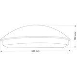  LED spoljno zidno svetlo ALABAMA LED/12W/230V IP54 crno | Eponuda.com