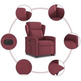  Električni naslanjač s funkcijo vstajanja vinsko rdeč | Shoptok.si