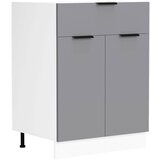 MID.YOU Kuhinjska Spodnja Omarica Fasola, Bela, Antracit, Š 60cm | Shoptok.si