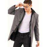 Dewberry PLT8376 MEN'S COAT-PATTERNED GREY Cene