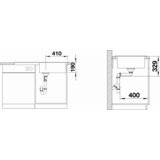 Blanco sudoper SONA XL 6 S SILGRANIT ANTRACIT, bez dalj. upr. | shoptok.hr