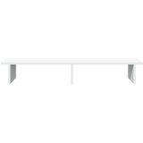  Stalak za monitor bijeli 100 x 27 x 15 cm od konstruiranog drva | shoptok.hr