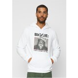 Merchcode Biggie Crown Hoody white Cene