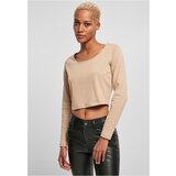 UC Curvy Ladies Organic Wide Neck Cropped Longsleeve unionbeige Cijene