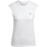 Adidas Funkcionalna majica srebrno-siva / bela