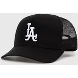 STAMPD Kapa sa šiltom LA Trucker Hat boja: crna, s aplikacijom, SLA-U3300HT-BLK