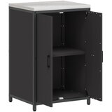  Kuhinjsko skladištenje HATTEM Crna 60 x 50 x 92 cm Čelik | Shoptok.si