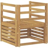  Zunanji kavč Masiven les akacije Bela, (5000270748) | Shoptok.si