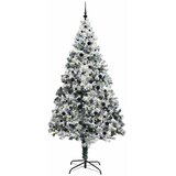  Umjetno božićno drvce Bijelo 240 cm PVC i Čelik i Plastika | Eponuda.com