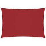  Jedro protiv sunca od tkanine pravokutno 2,5 x 4,5 m crveno | shoptok.hr