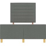 vidaXL Posteljnica Temno siva Inženirski les 120 x 190 cm Postelja | Shoptok.si
