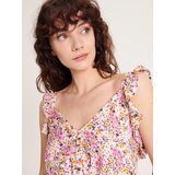 Reserved top z volani - večbarvno | Shoptok.si