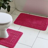 Catherine Lansfield Tamno ružičaste kupaonske prostirke u setu 2 kom za WC 50x80 cm Armoni – | shoptok.hr