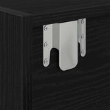 vidaXL TV ormarić crni hrast 60x31x25,5 cm konstruirano drvo | shoptok.hr