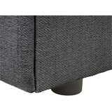 MID.YOU POSTELJA Z VZMETNICO x , les, tekstil barve grafita | Shoptok.si