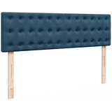  Ottoman krevet s madracem tamnoplavi 140x200 cm baršun | shoptok.hr