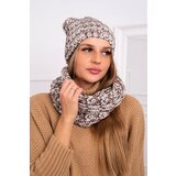 Kesi Women's set Flawia K269 beige + brown Cene