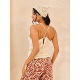 Sinsay Ažur pamučni pleteni top | shoptok.hr