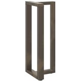  Noge za barski stol T-oblika 2 kom Crne 50x35x(100-101) cm Čelik | shoptok.hr