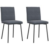 Maison Chic Jedilni stoli - Vzorci stoli 2 kosa temno siv žamet A516, (22031774) | Shoptok.si