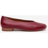 Boto Women's Ballerinas Made of Eco Leather with Flat Heel Burgundy Olyssia | shoptok.hr