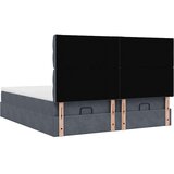 vidaXL okvir kreveta s madracima tamnosivi 180x200cm baršunasti | shoptok.hr