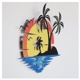 WALLXPERT dekorativni metalni zidni pribor landscape metal wall art APT702 | ePonuda.com