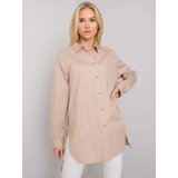 ex moda Shirt-EM-KS-001.46-beige | Shoptok.si