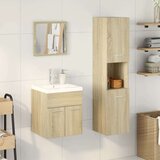 vidaXL 4-dijelni set kupaonskog namještaja boja hrasta sonome drveni | shoptok.hr