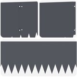  Ograda oko Travnjaka 20 kom. 103 x 30 cm Čelik Antracit | shoptok.hr